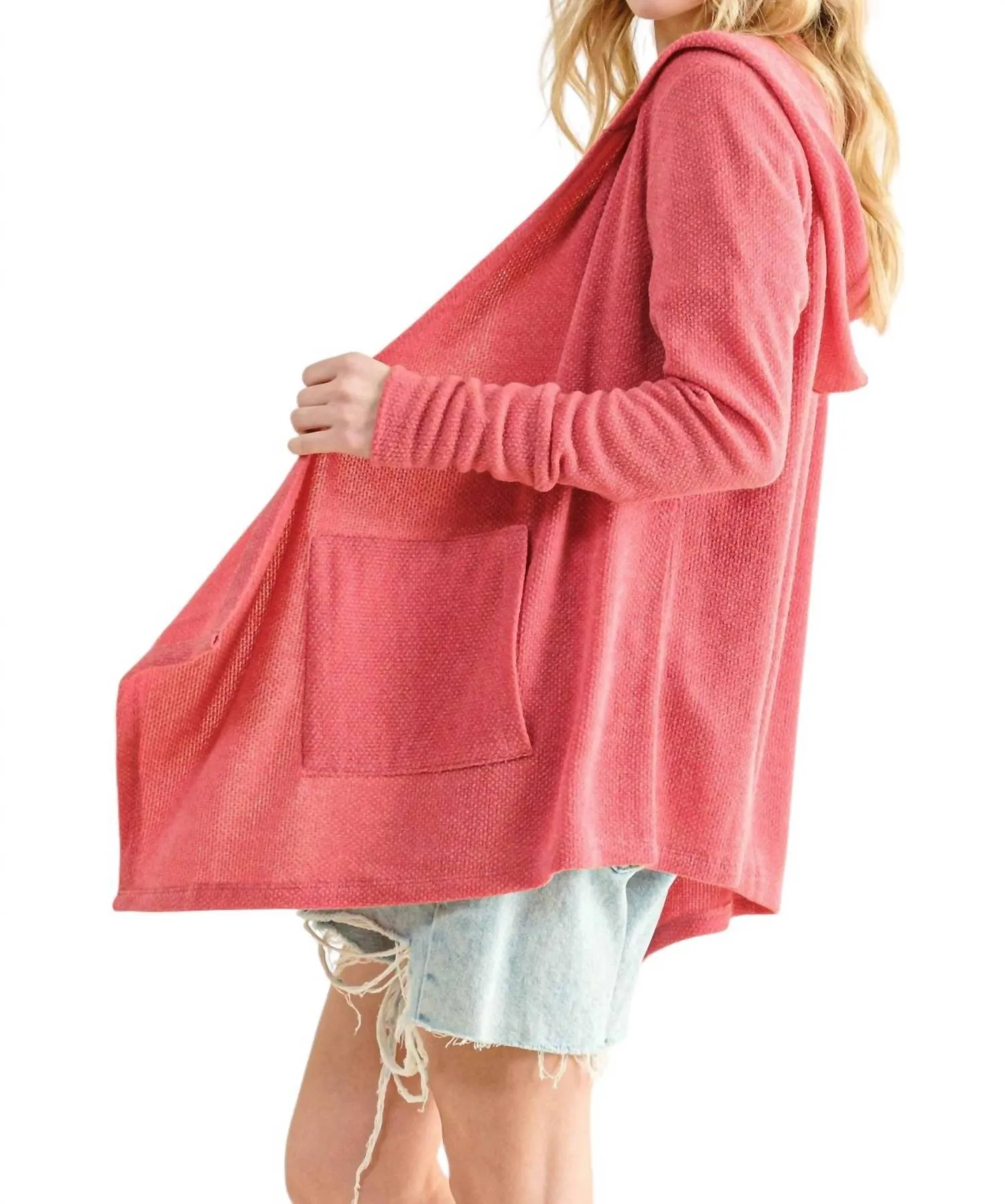 Need To Love You Cardigan In Rose Pink