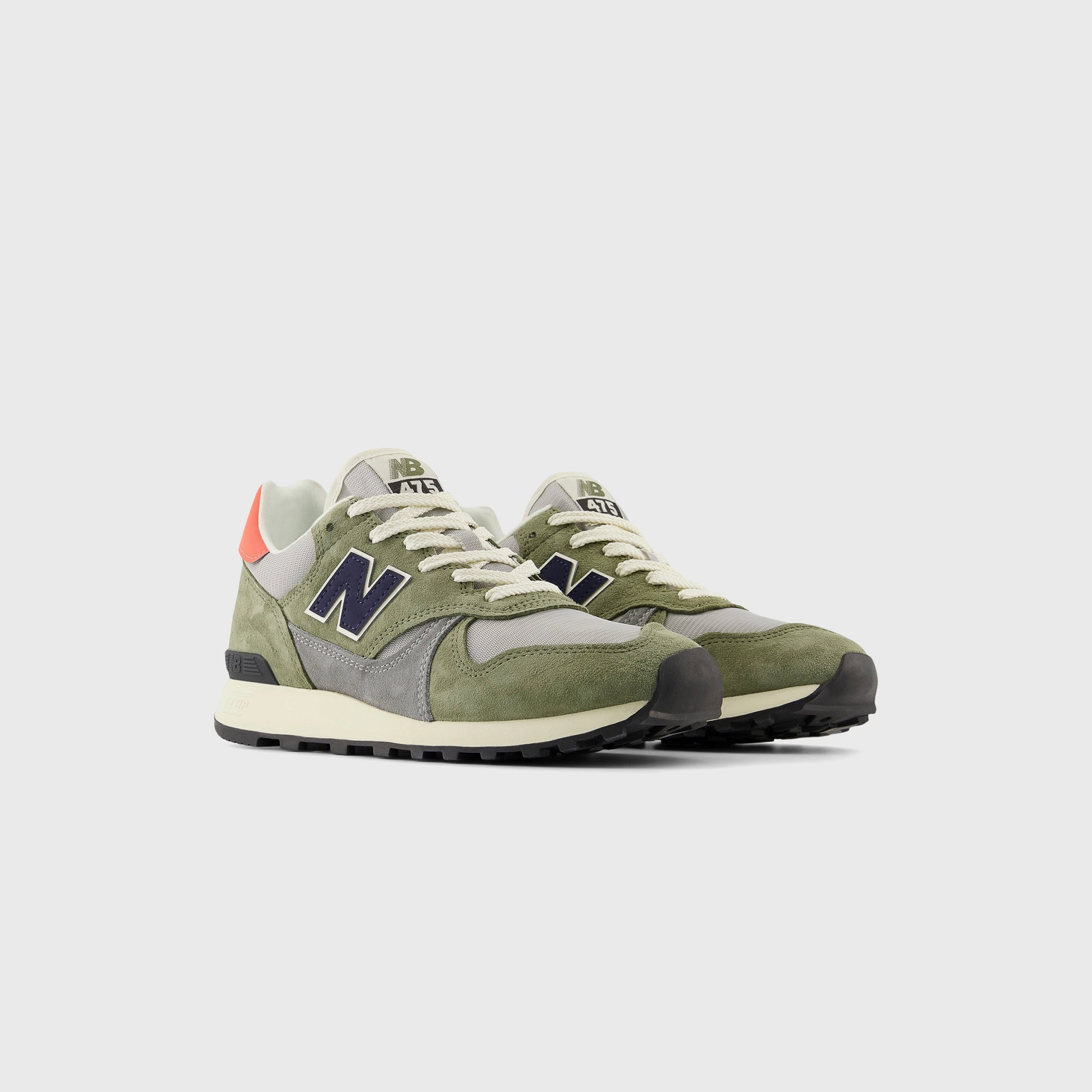 New Balance 475 - Dark Olivine / Raincloud / Drift Red Nike Air Force 1 edition