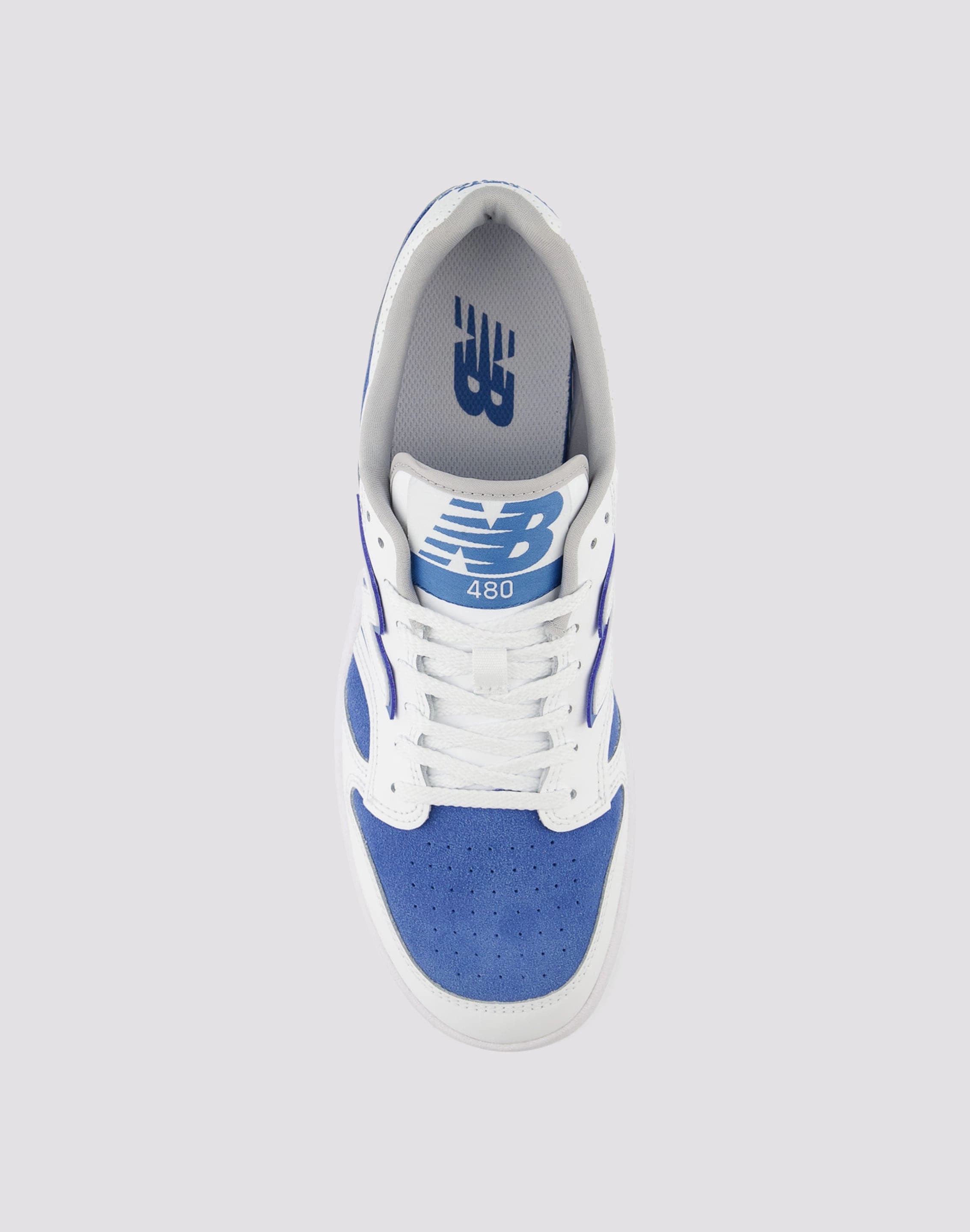 New Balance 480 "White/Royal" Cushioned Shoes