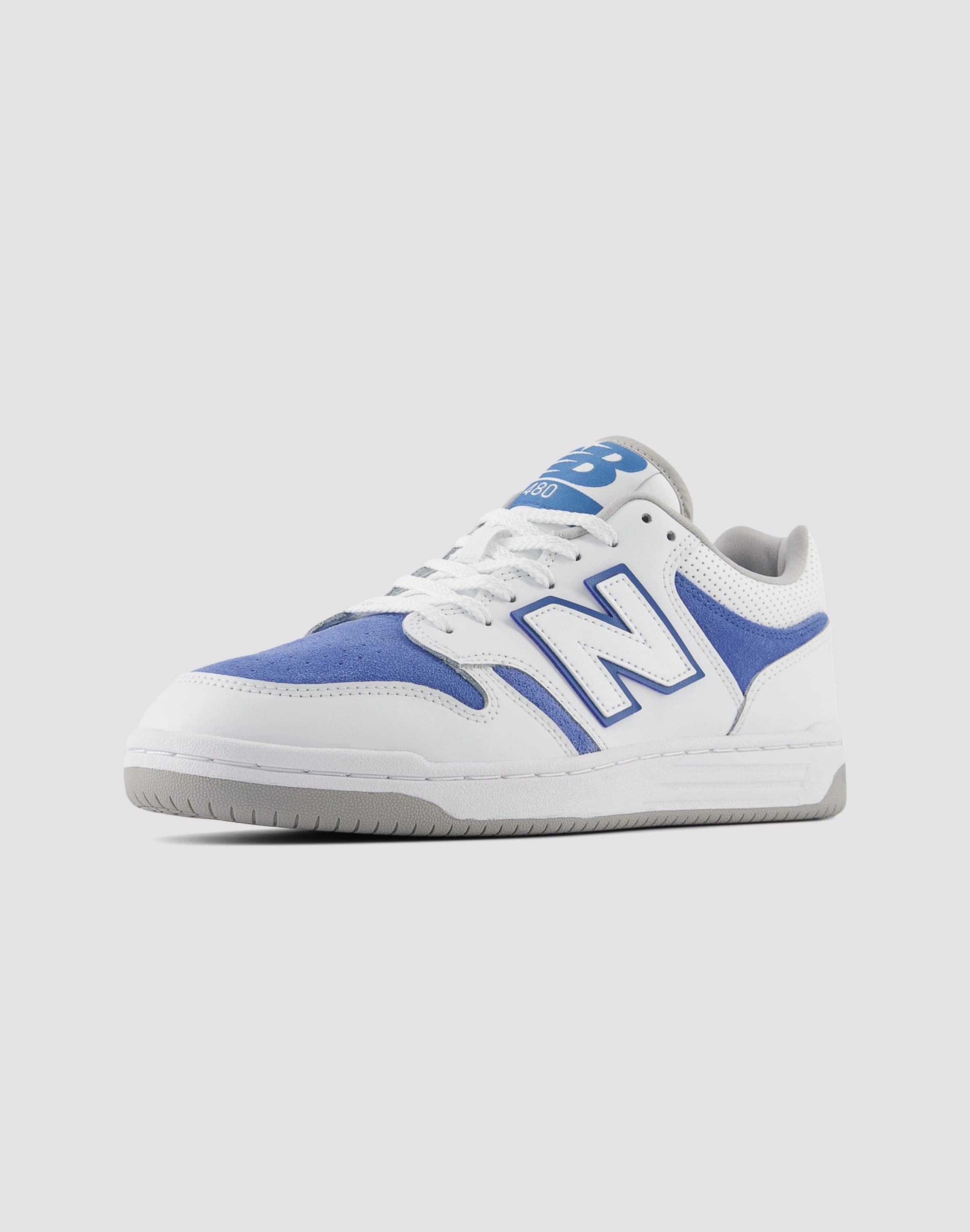 New Balance 480 "White/Royal" Cushioned Shoes