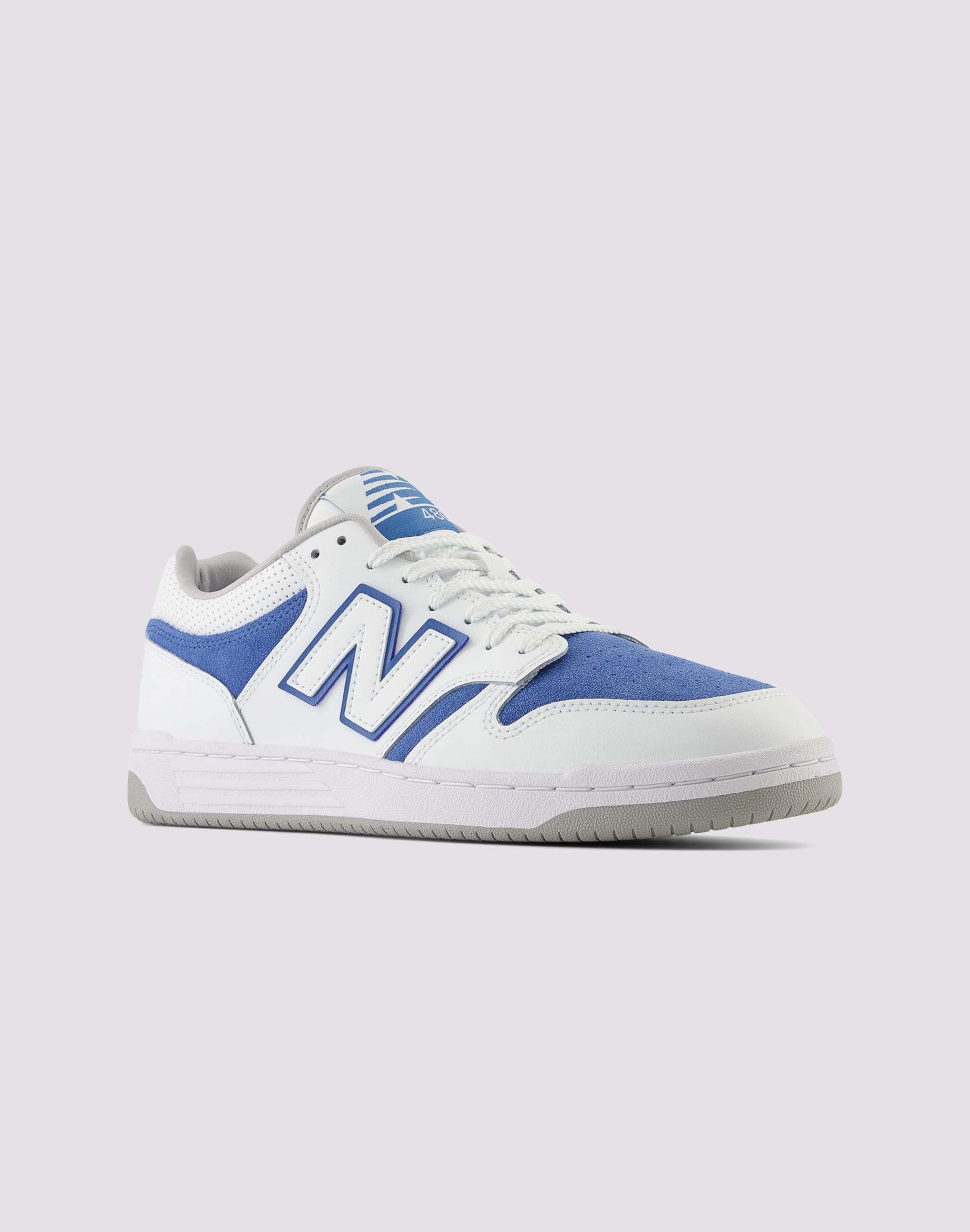 New Balance 480 "White/Royal" Cushioned Shoes