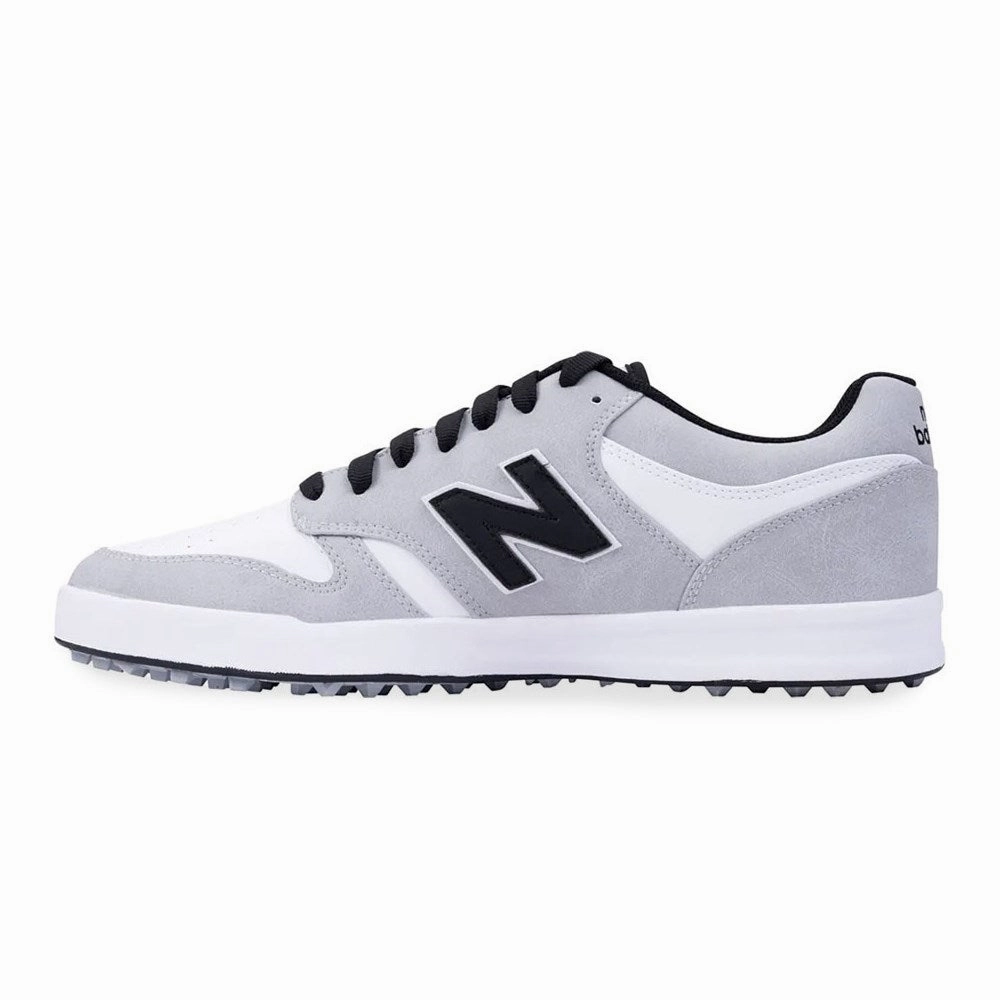 New Balance 480 Spikeless Wide (EE) Golf Shoes -Light Grey Chic Platform Sneakers