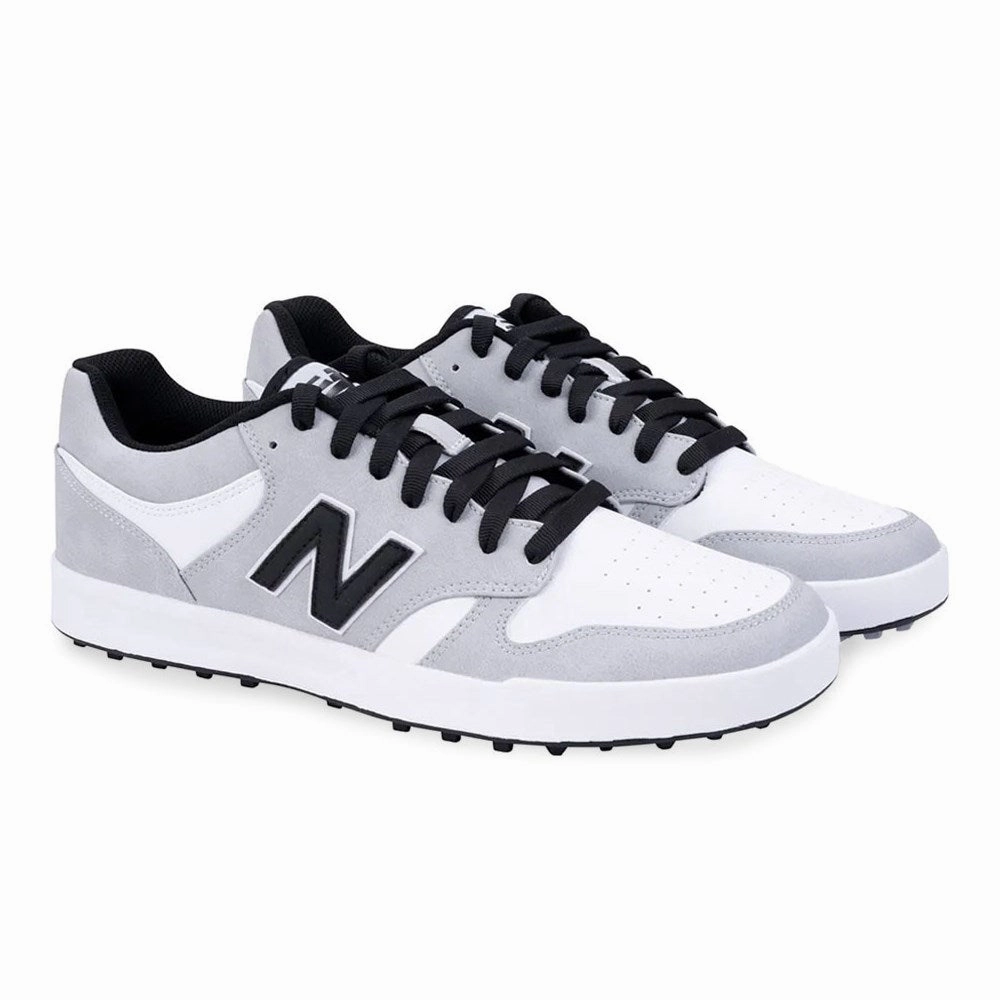New Balance 480 Spikeless Wide (EE) Golf Shoes -Light Grey Chic Platform Sneakers