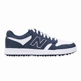New Balance 480 Spikeless Wide (EE) Golf Shoes -Navy/White Spikeless golf footwear