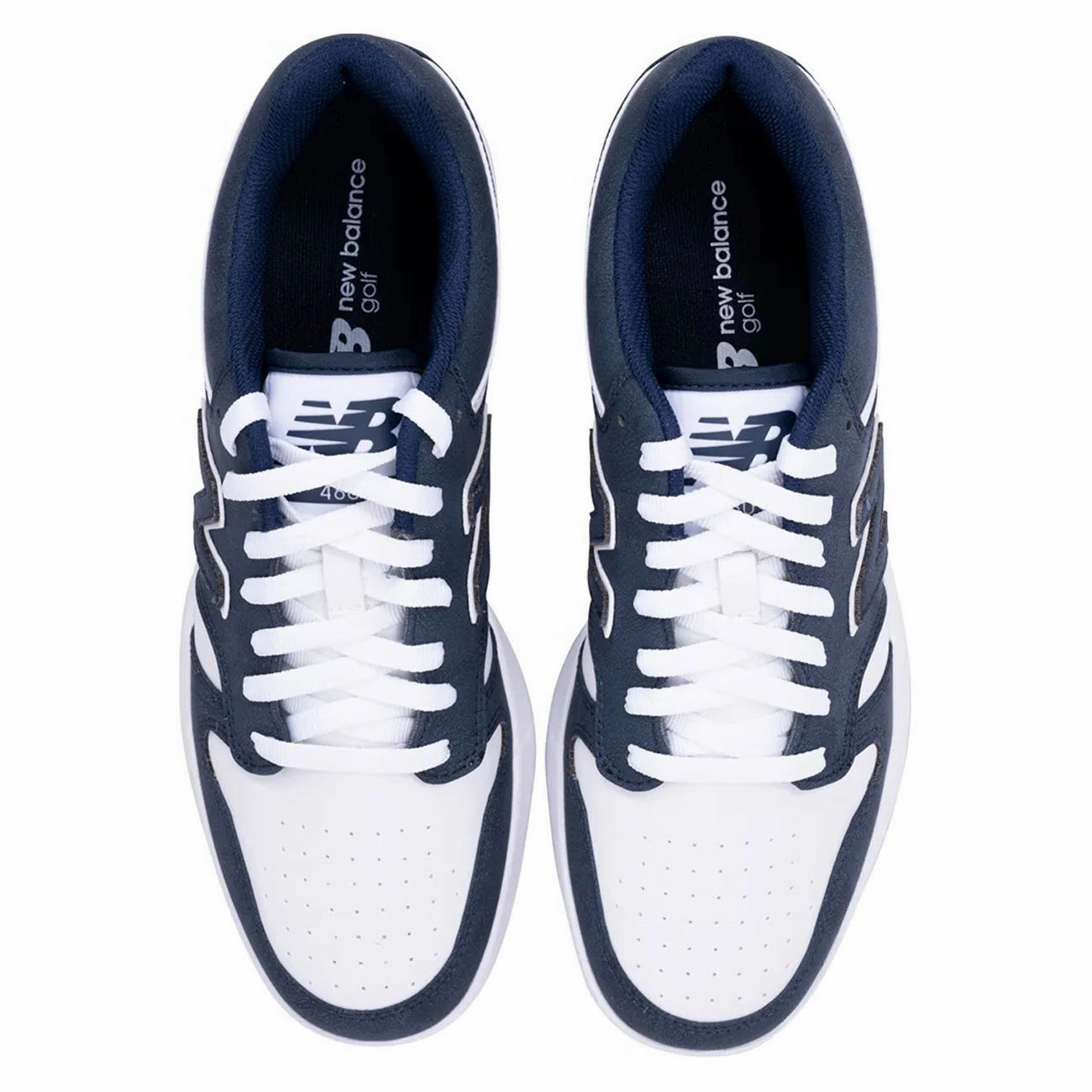 New Balance 480 Spikeless Wide (EE) Golf Shoes -Navy/White Stable Course Shoes