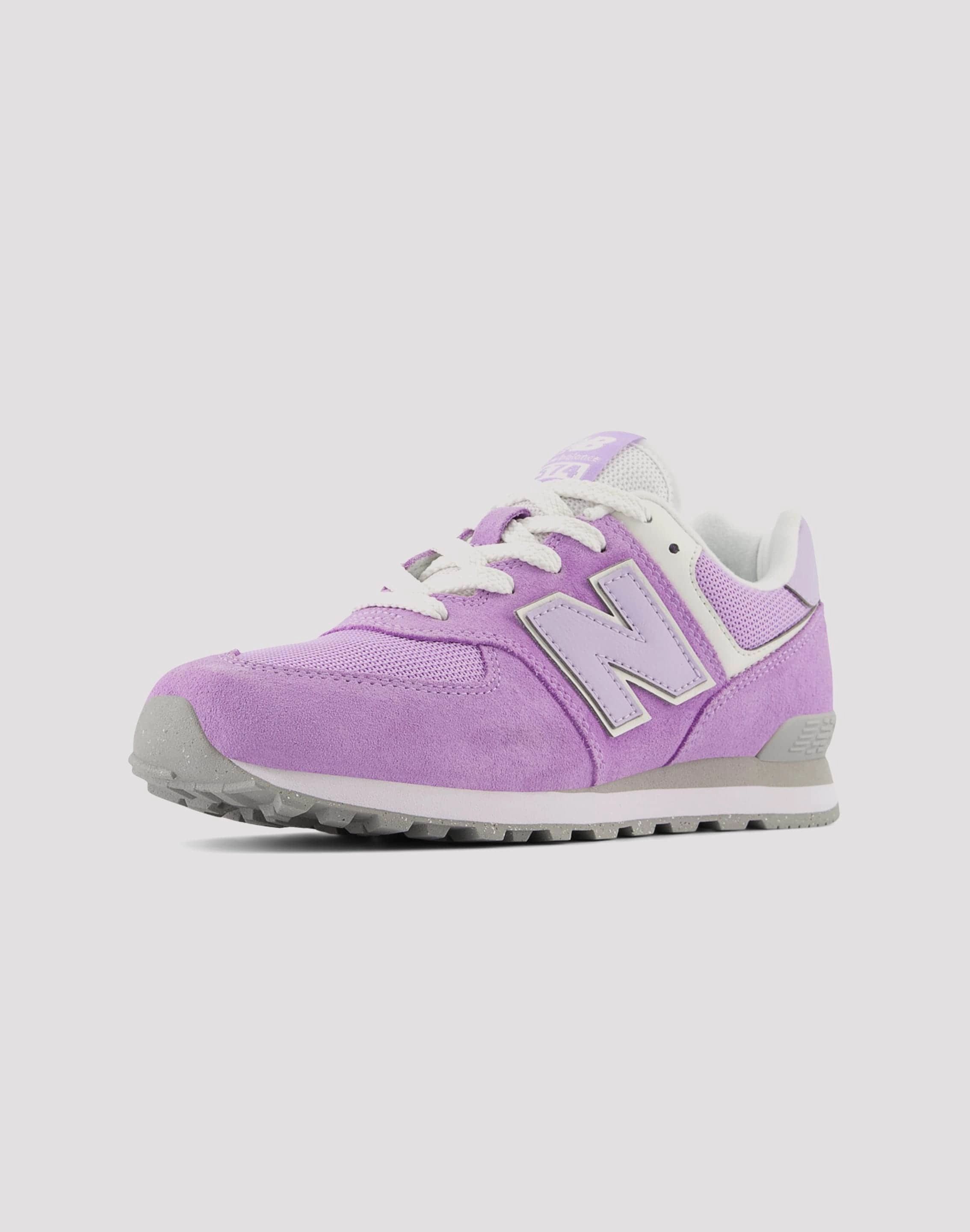 New Balance 574 Grade-School Cushioned Shoes