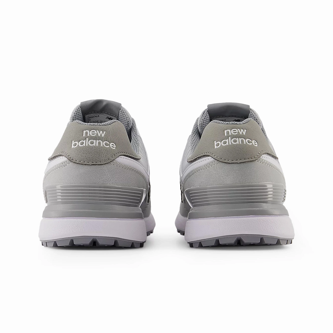 New Balance 574 Greens v2 Spikeless Wide (EE) Golf Shoes - Light Grey Stable Course Shoes