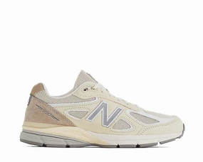 New Balance 990v4 Made in USA "Limestone" New Balance shoes with classic athletic silhouette