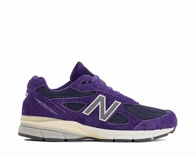 New Balance 990v4 Made in USA "Plum" New Balance shoes with classic athletic silhouette