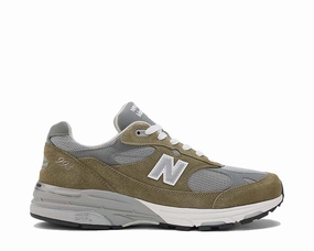 New Balance 993 Made in USA "Covert Green" New Balance shoes with classic athletic silhouette