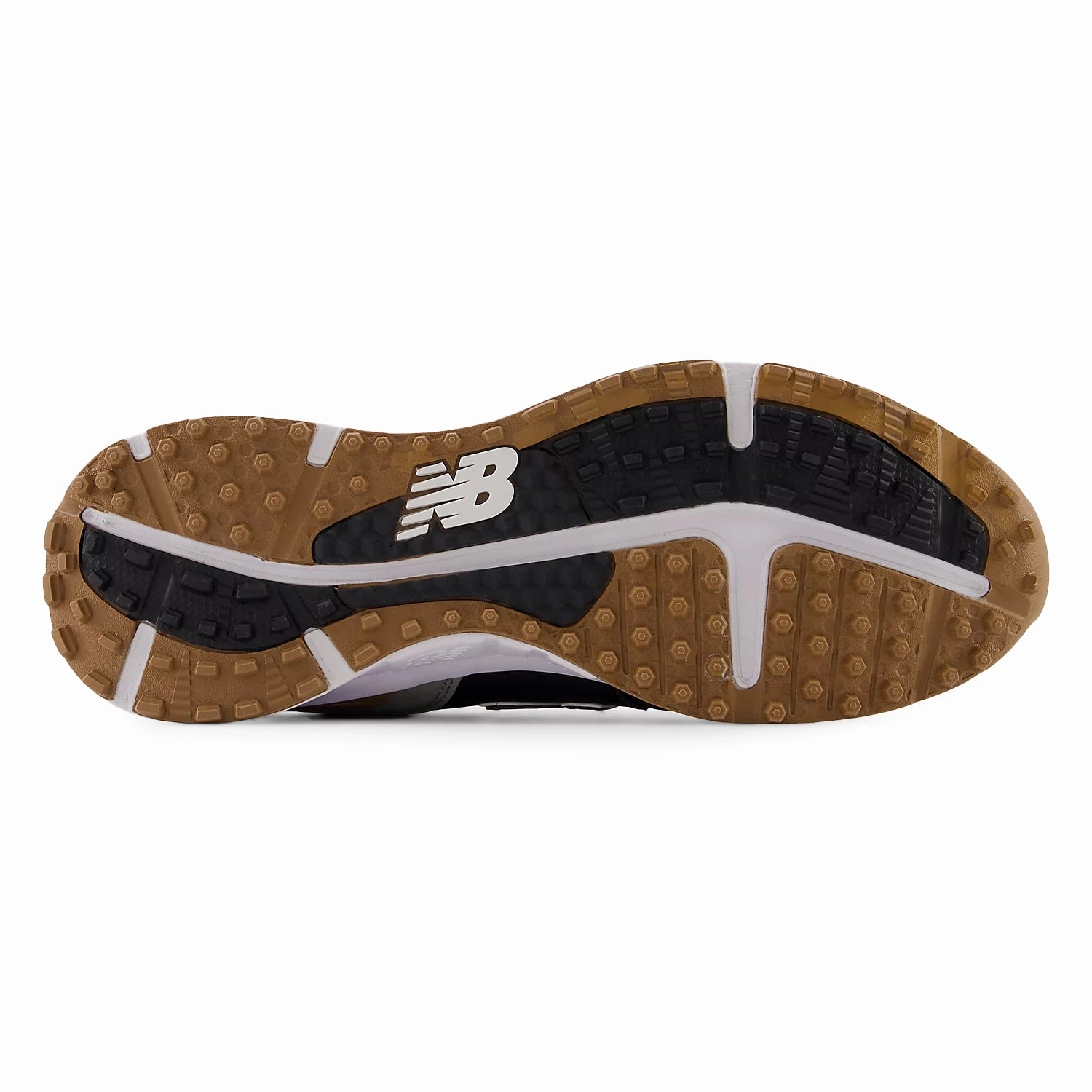 New Balance 997 Spikeless Wide (EE) Golf Shoes - Black/White Stable Course Shoes