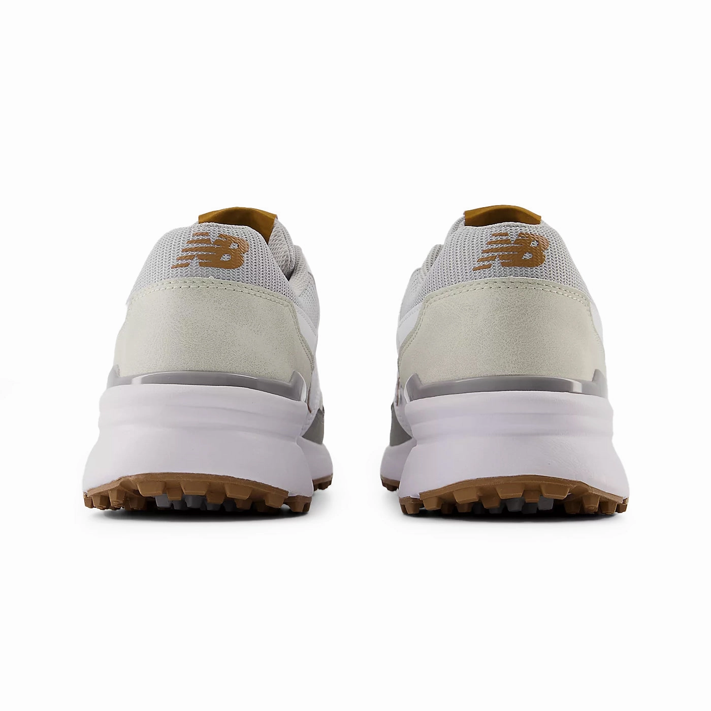 New Balance 997 Spikeless Wide (EE) Golf Shoes - White/Grey Chic Platform Sneakers