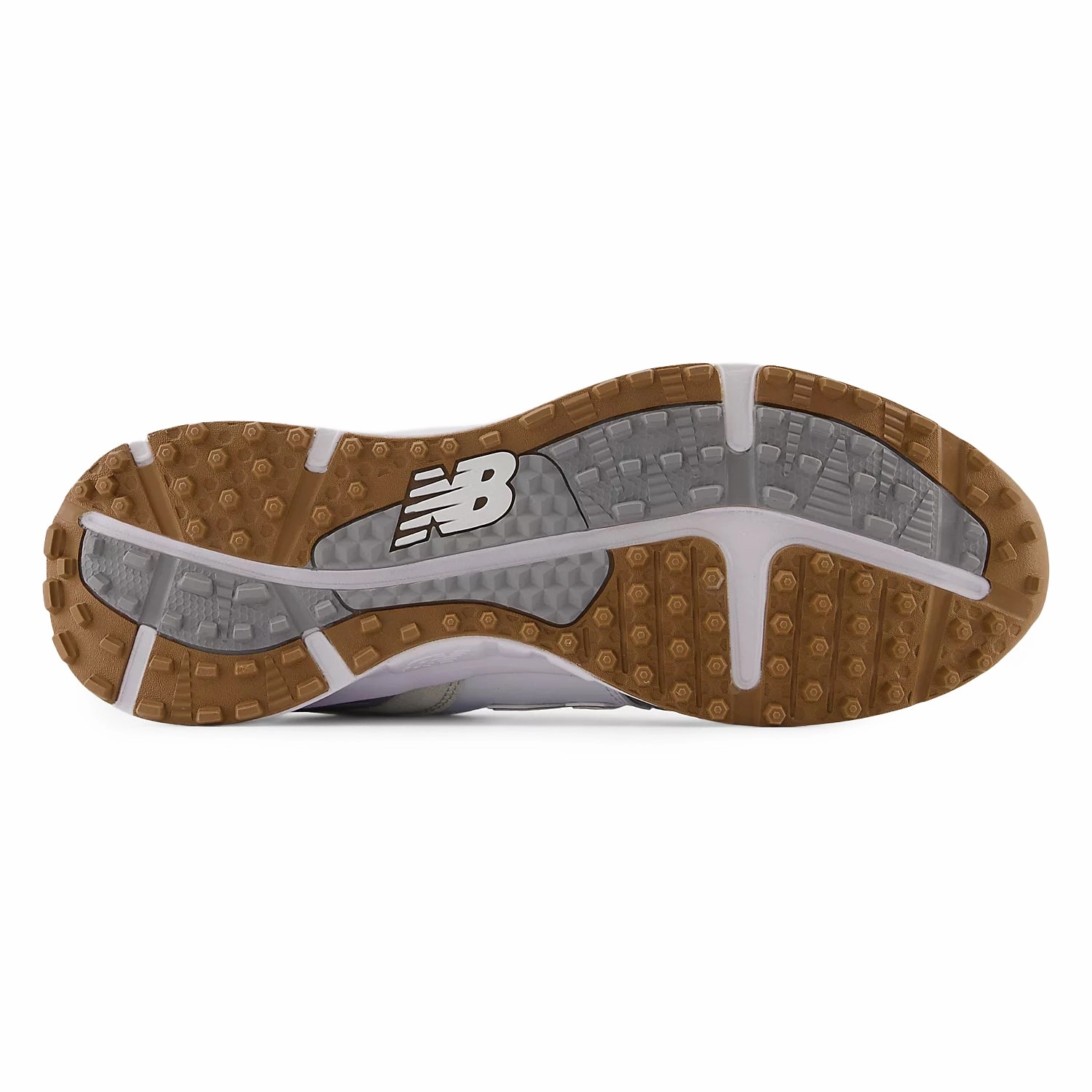 New Balance 997 Spikeless Wide (EE) Golf Shoes - White/Grey Chic Platform Sneakers