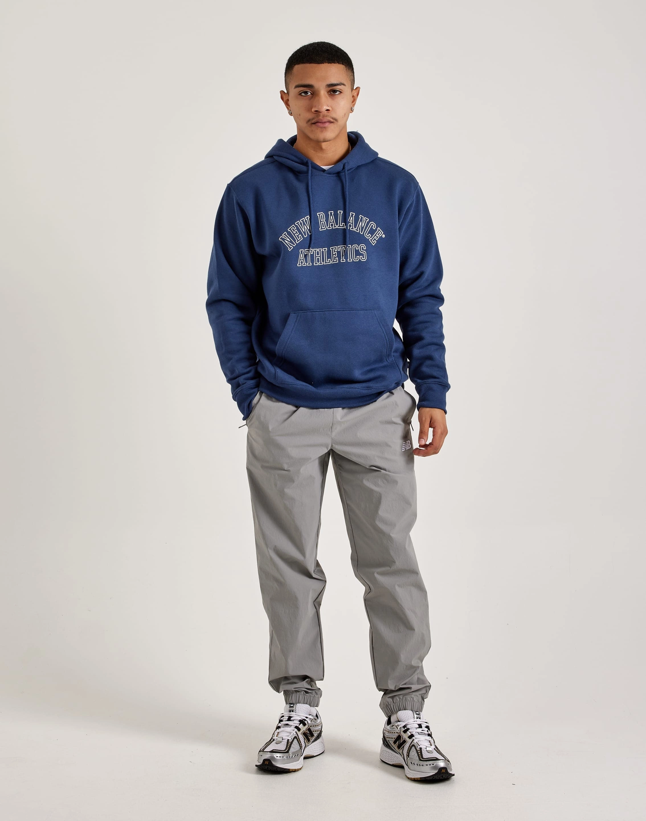 New Balance Athletics Graphic Hoodie Cushioned Shoes
