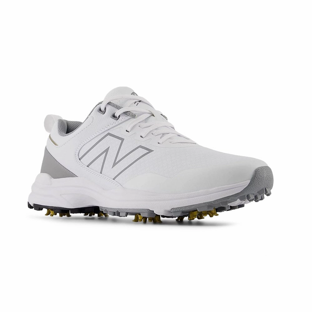 New Balance Brighton v2 Wide (EE) Golf Shoes - White/Grey Stable Course Shoes
