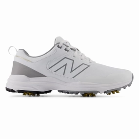 New Balance Brighton v2 Wide (EE) Golf Shoes - White/Grey New Balance golf footwear