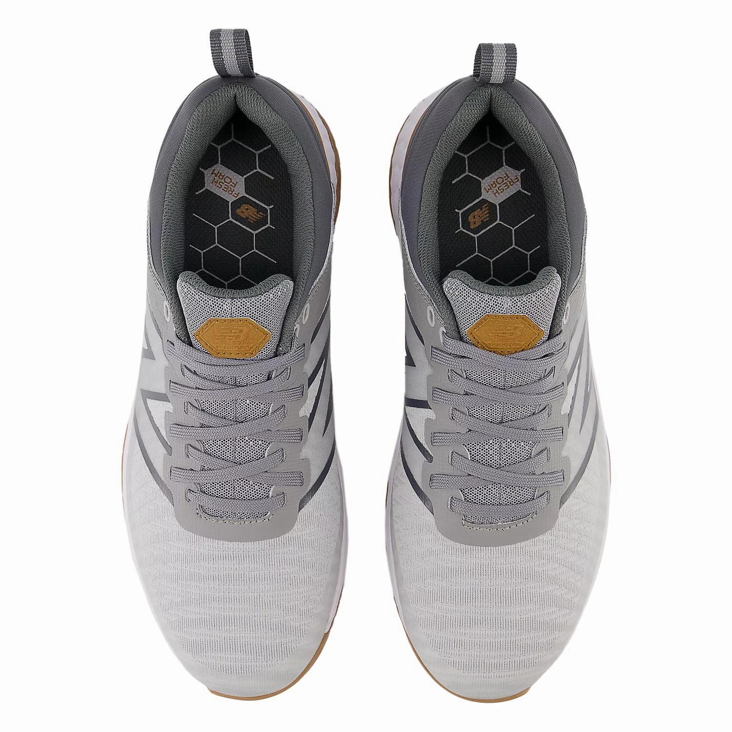 New Balance Fresh Foam Contend v2 Spikeless Wide (EE) Golf Shoes -Grey/Charcoal Chic Platform Sneakers