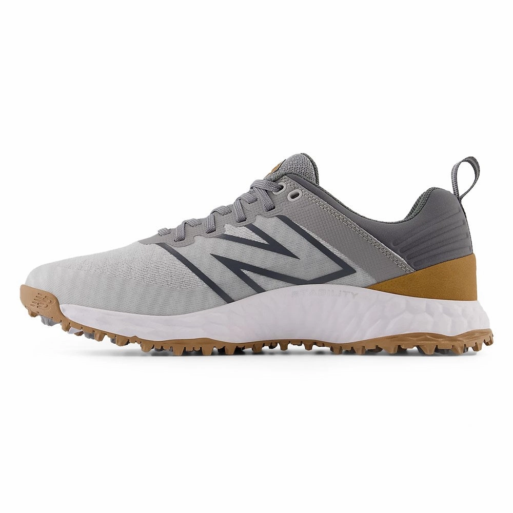 New Balance Fresh Foam Contend v2 Spikeless Wide (EE) Golf Shoes -Grey/Charcoal Stable Course Shoes