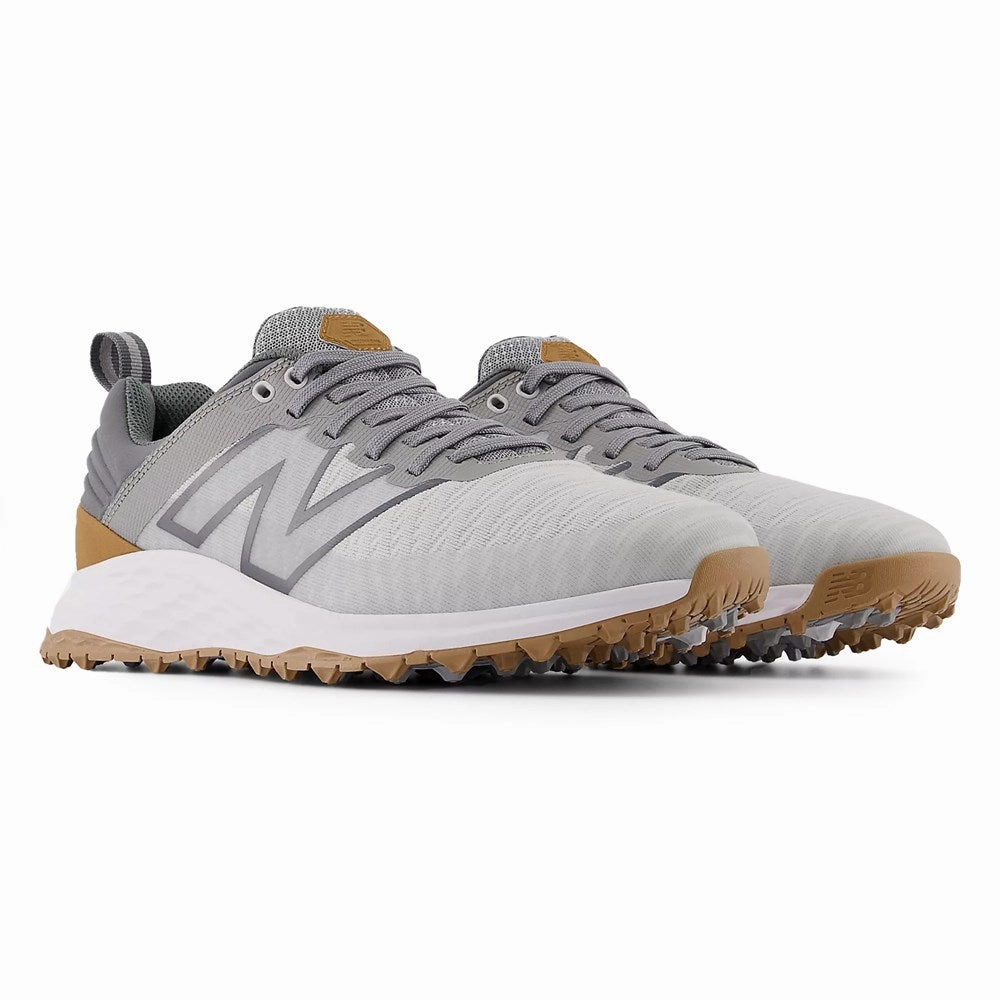 New Balance Fresh Foam Contend v2 Spikeless Wide (EE) Golf Shoes -Grey/Charcoal Stable Course Shoes