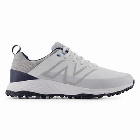 New Balance Fresh Foam Contend v2 Spikeless Wide (EE) Golf Shoes -White/Blue Spikeless golf footwear