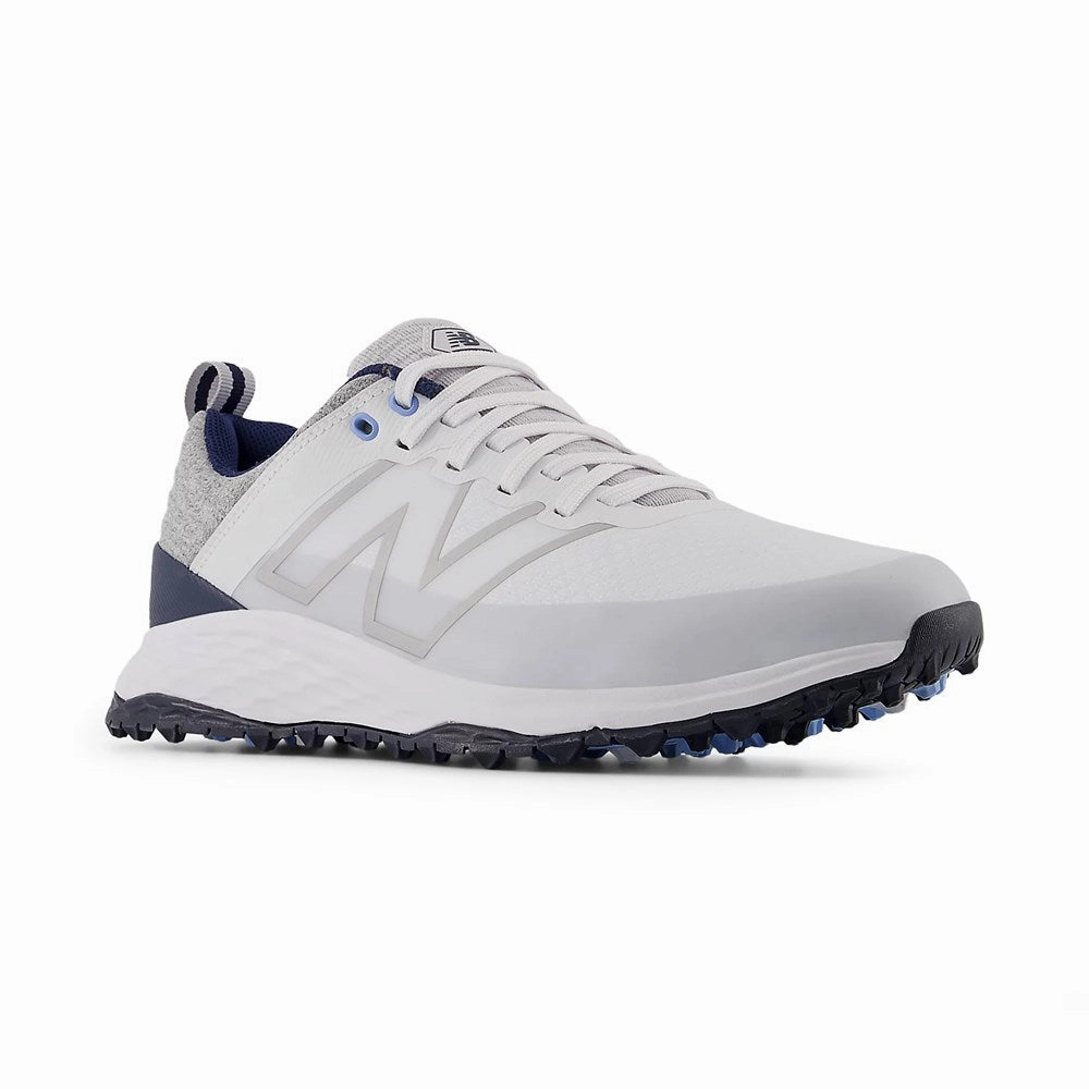 New Balance Fresh Foam Contend v2 Spikeless Wide (EE) Golf Shoes -White/Blue Chic Platform Sneakers