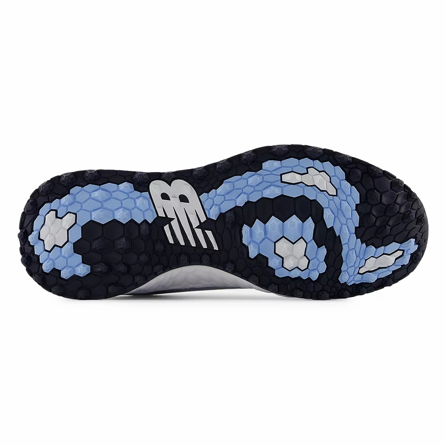 New Balance Fresh Foam Contend v2 Spikeless Wide (EE) Golf Shoes -White/Blue Stable Course Shoes