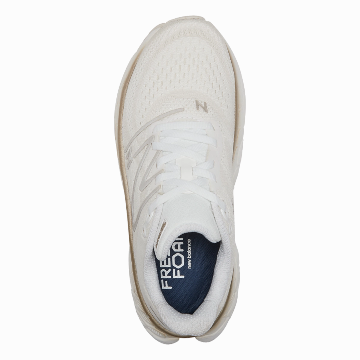 New Balance Fresh Foam X More V4 - White - Gold Metallic - Moonbeam NB women's styles