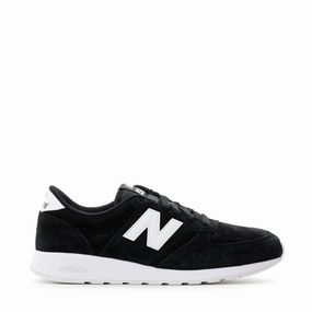 NEW BALANCE LIFESTYLE RE-ENGINEERED REVLITE BLACK WHITE SUEDE MRL420SN *** New Balance classic shoe silhouettes