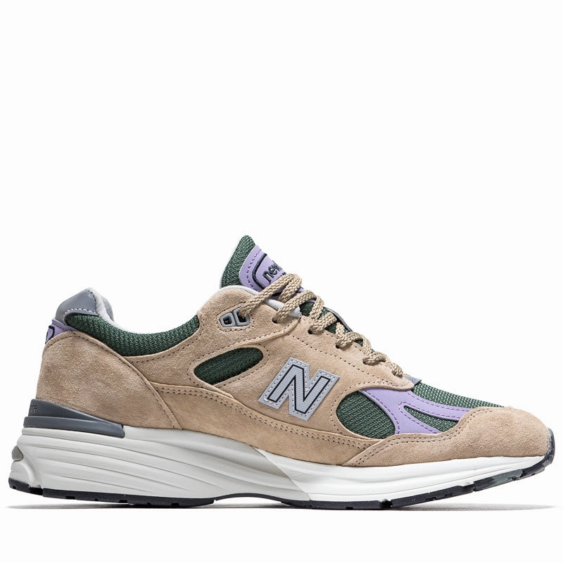New Balance Made in UK 991v2 - Cement/Douglas Fir New Balance versatile casual sneakers