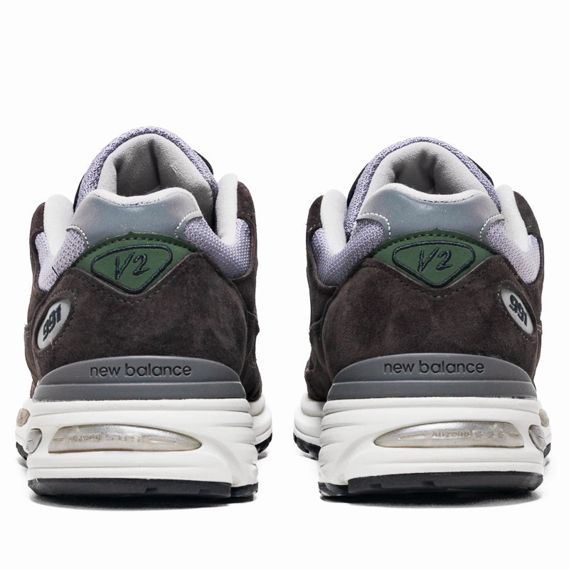 New Balance Made in UK 991v2 - Licorice/Lavender Gray New Balance versatile casual sneakers