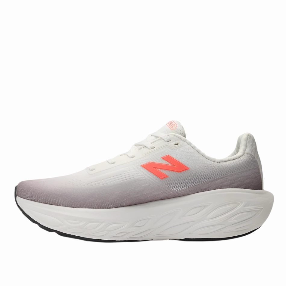 New Balance Men's 1080 V14 Running Shoes in Earth Shadow with Reflection and Urgent Red AW25 New Balance women's athletic footwear