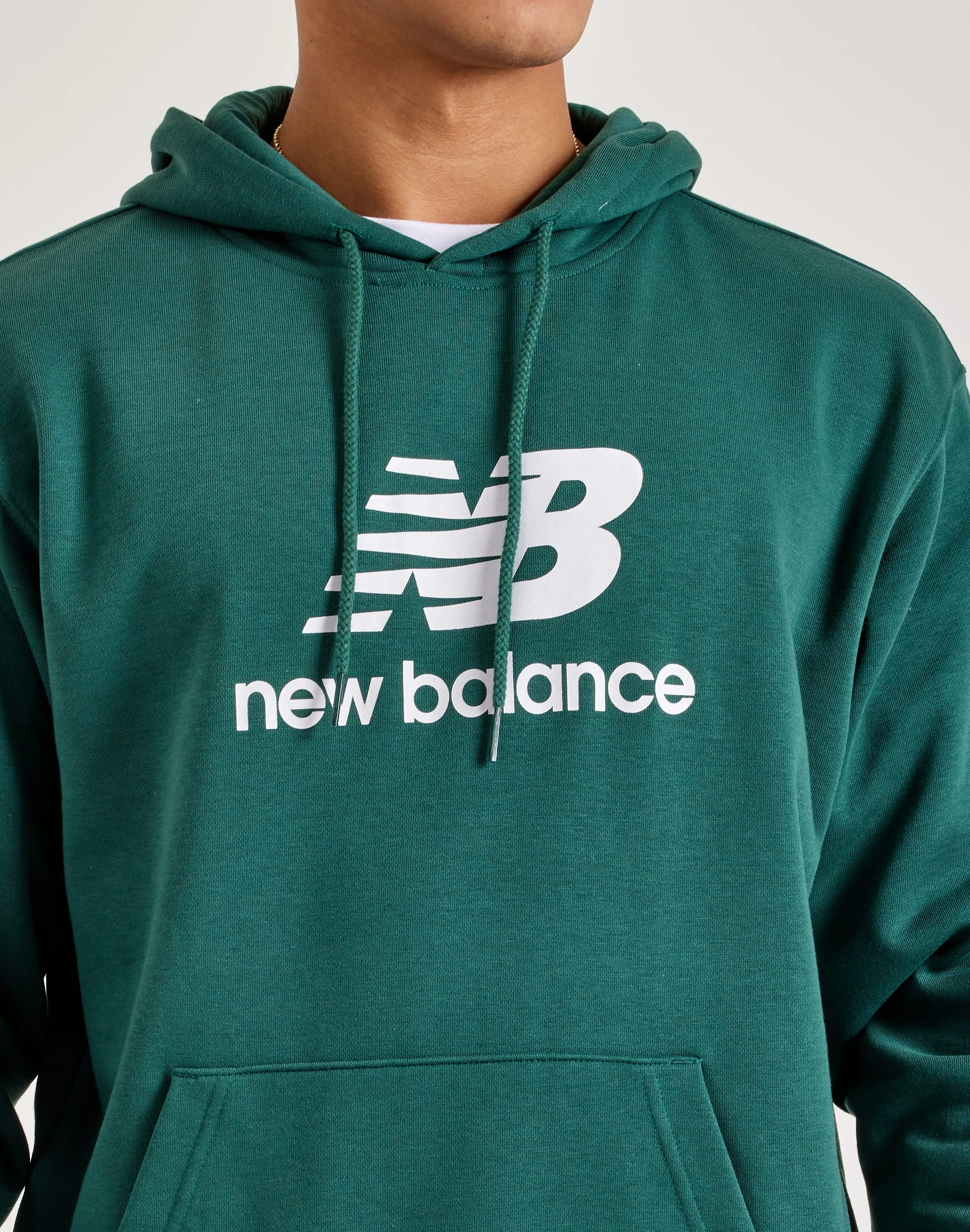 New Balance Sport Essentials French Terry Logo Hoodie Cushioned Shoes
