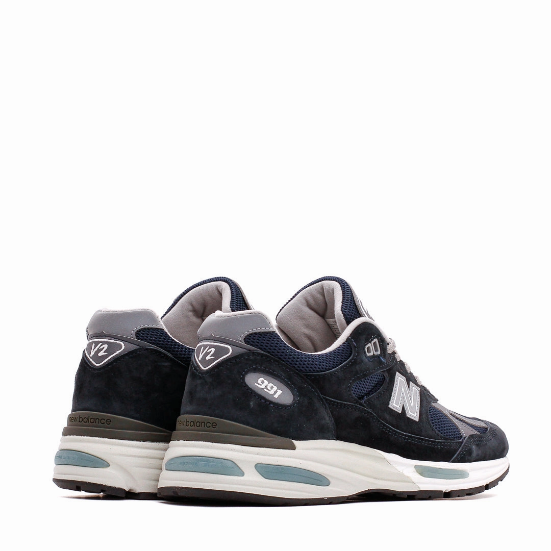 New Balance Unisex 991v2 Dark Navy Made In UK U991NV2 classic New Balance pictures