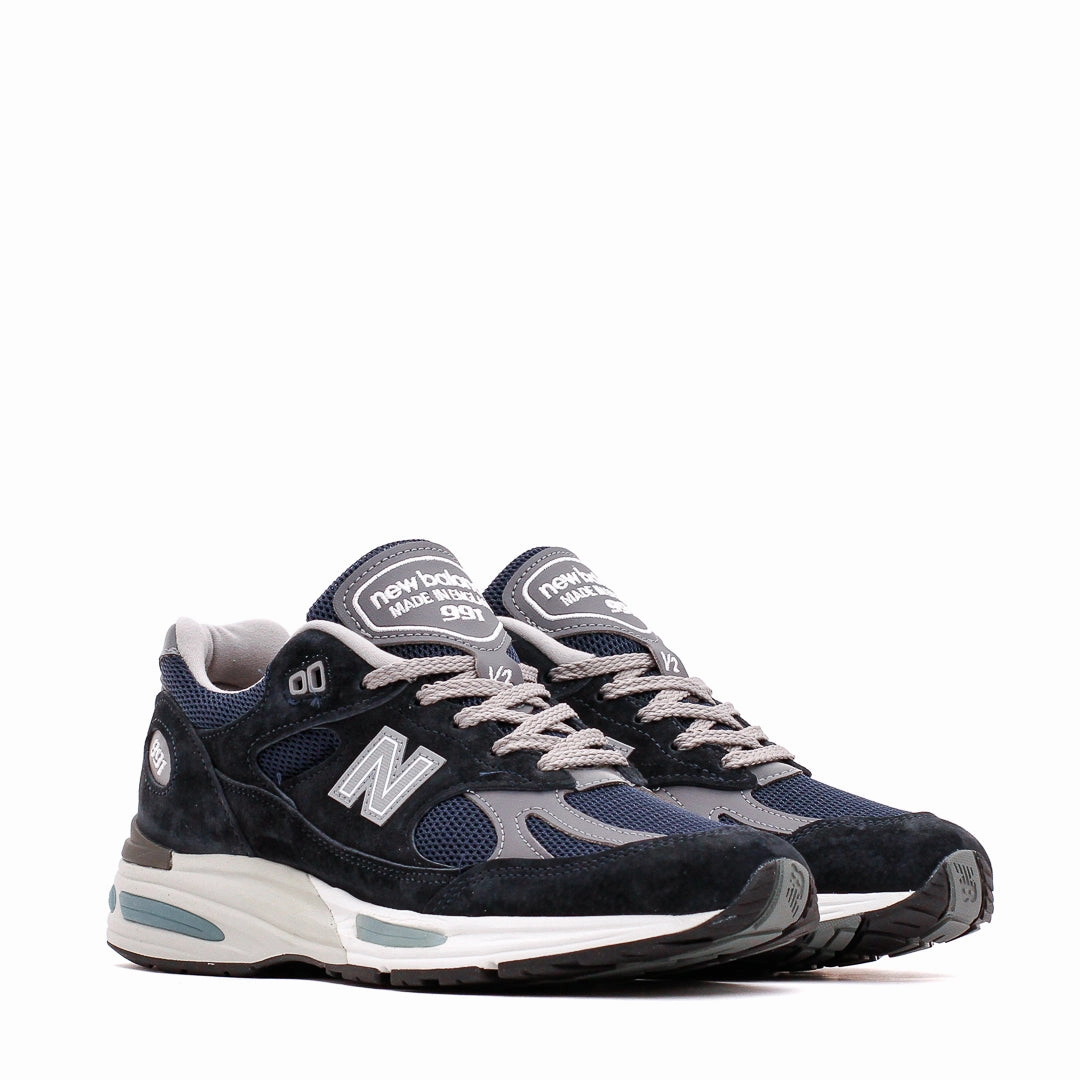 New Balance Unisex 991v2 Dark Navy Made In UK U991NV2 classic New Balance pictures