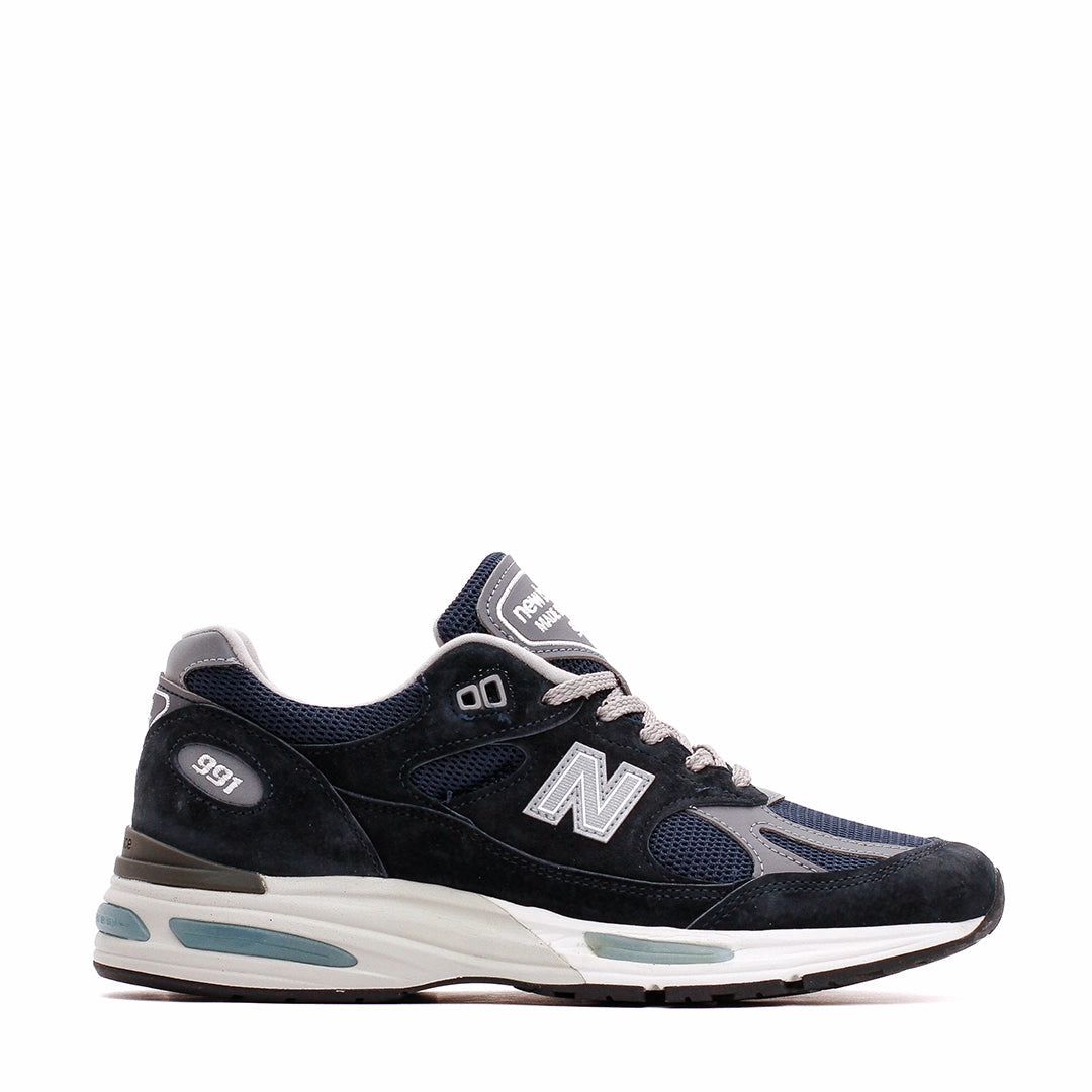 New Balance Unisex 991v2 Dark Navy Made In UK U991NV2 New Balance classic shoe silhouettes