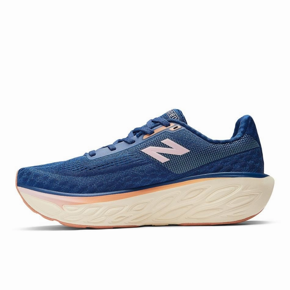New Balance Women's 1080 v14 Standard Fit (B Width) Running Shoes in Inkwell/Calcium AW24 New Balance women's athletic footwear