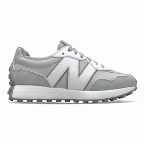 New Balance Women's 327 Spikeless Golf Shoes - Grey/White Spikeless golf footwear
