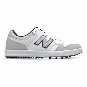 New Balance Women's 480 Spikeless Golf Shoes -White/Navy Spikeless golf footwear