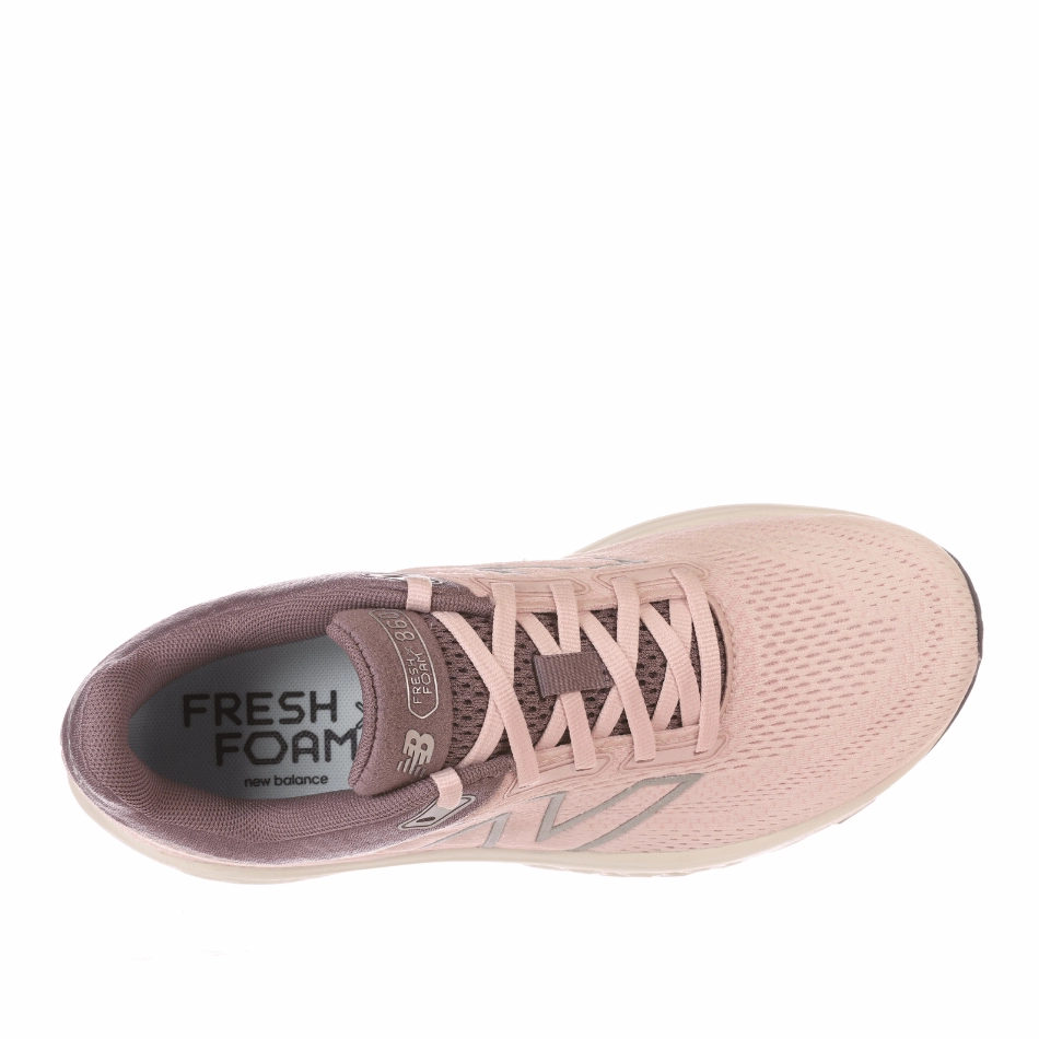 New Balance Women's 860 V14 Running Shoes in Rose Sugar SS25 New Balance women's athletic footwear