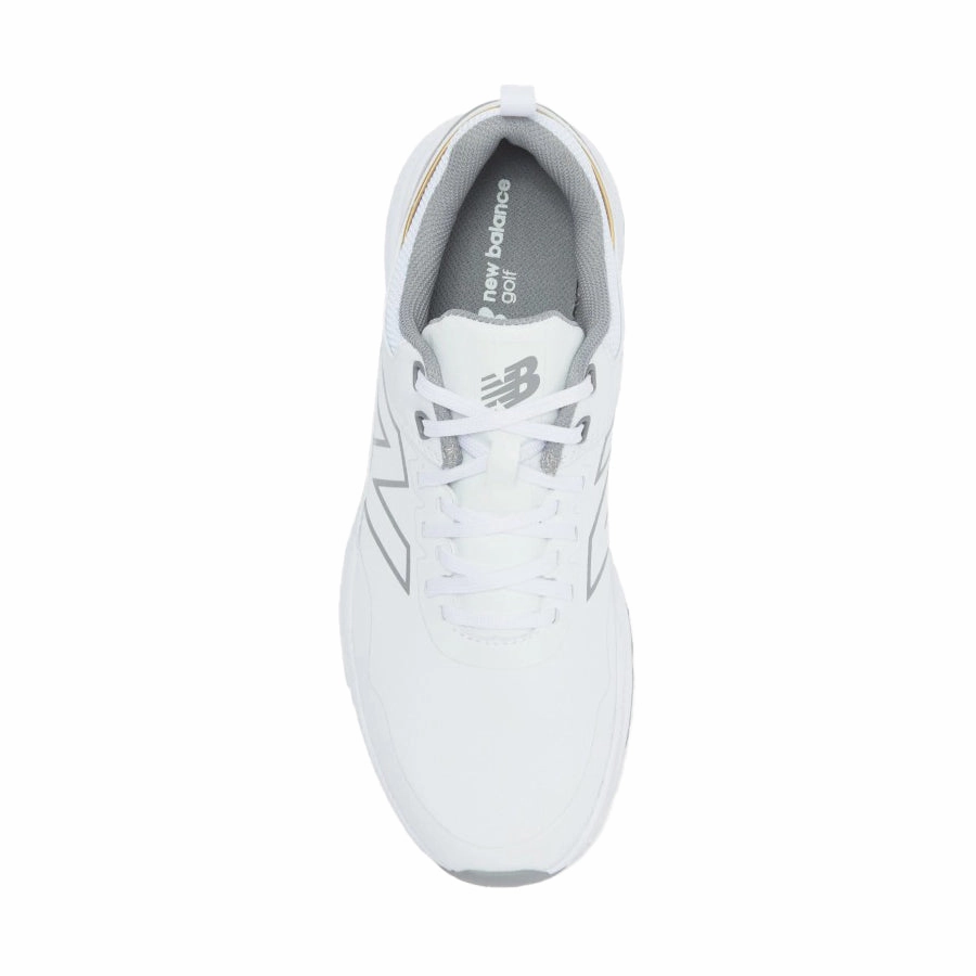 New Balance Women's Brighton v2 Golf Shoes - White/Grey Stable Course Shoes