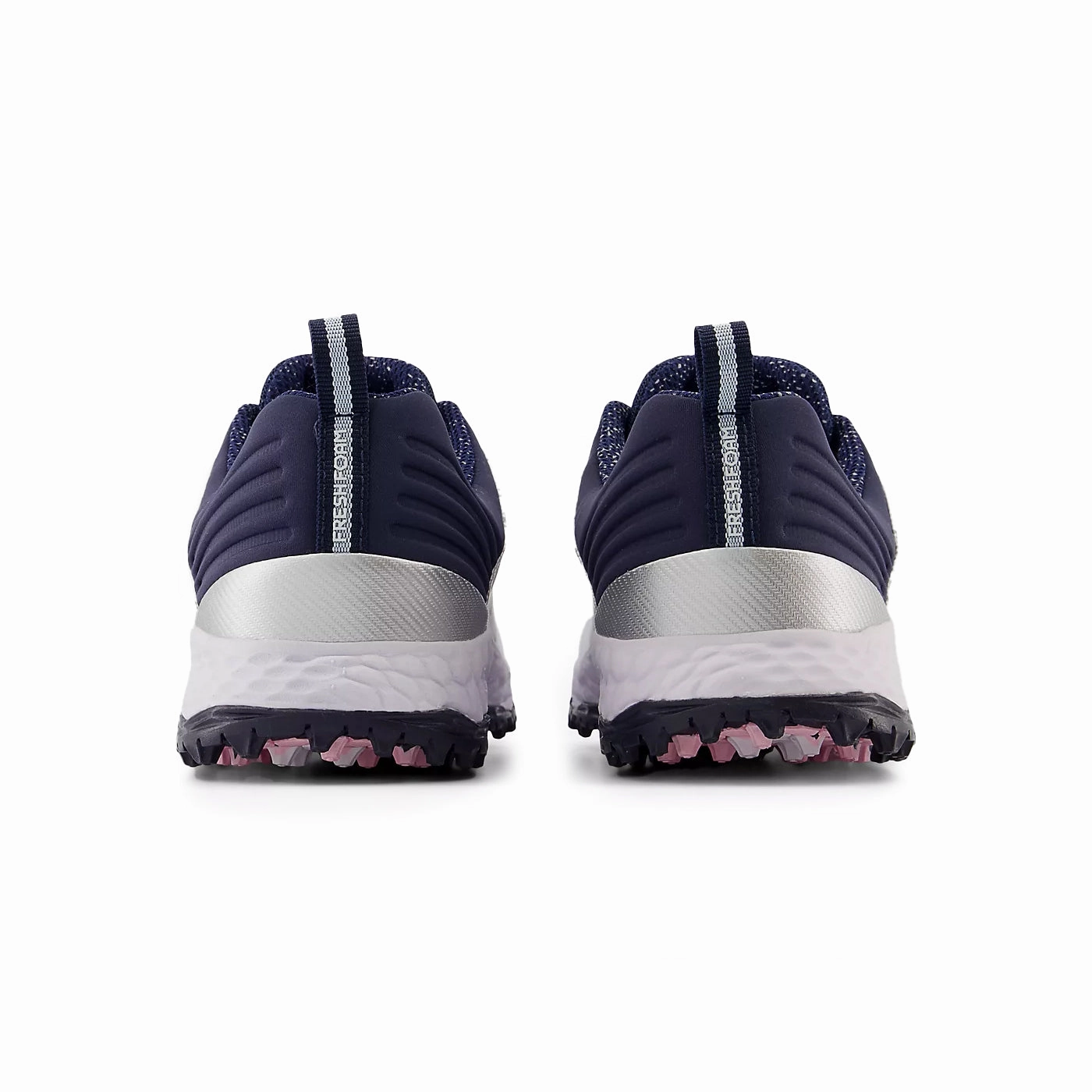 New Balance Women's Fresh Foam Contend v2 Wide Spikeless Golf Shoes -White/Navy Chic Platform Sneakers