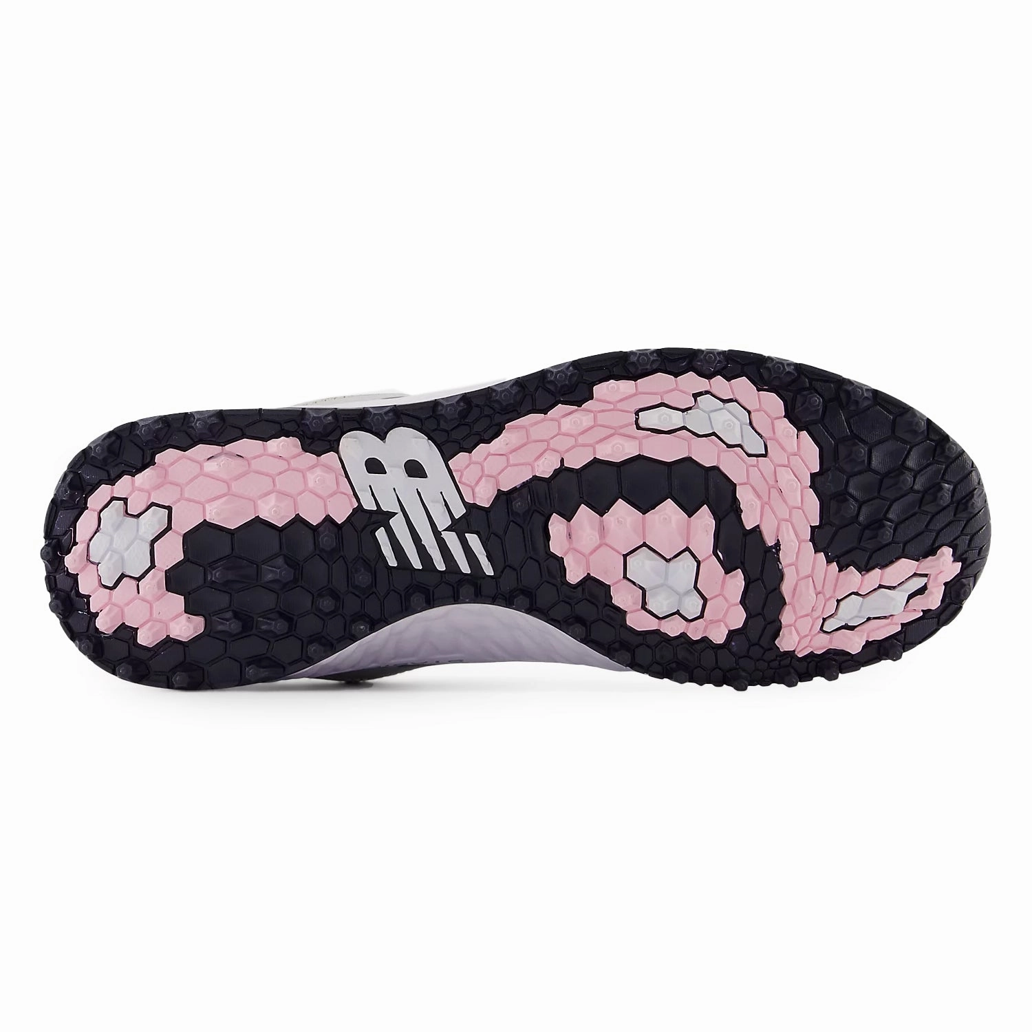 New Balance Women's Fresh Foam Contend v2 Wide Spikeless Golf Shoes -White/Navy Stable Course Shoes