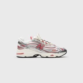 New Balance x This is Never That M1000 -  Metallic Silver / Red new balance new release comfortable sneakers