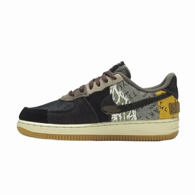 Nike Air Force 1 Low (PS) Travis Scott Cactus Jack Multi-Color Muted Bronze Fossil Air Jordan basketball shoes with classic look