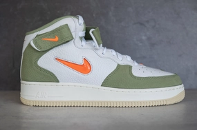 Nike Air Force 1 Mid QS (Olive Jewel) Nike athletic sneakers with iconic swoosh
