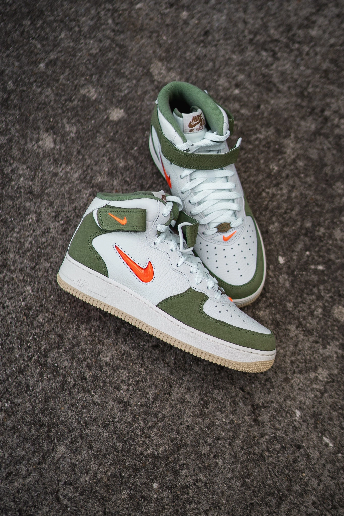 Nike Air Force 1 Mid QS (Olive Jewel) Nike cutting-edge sport shoes