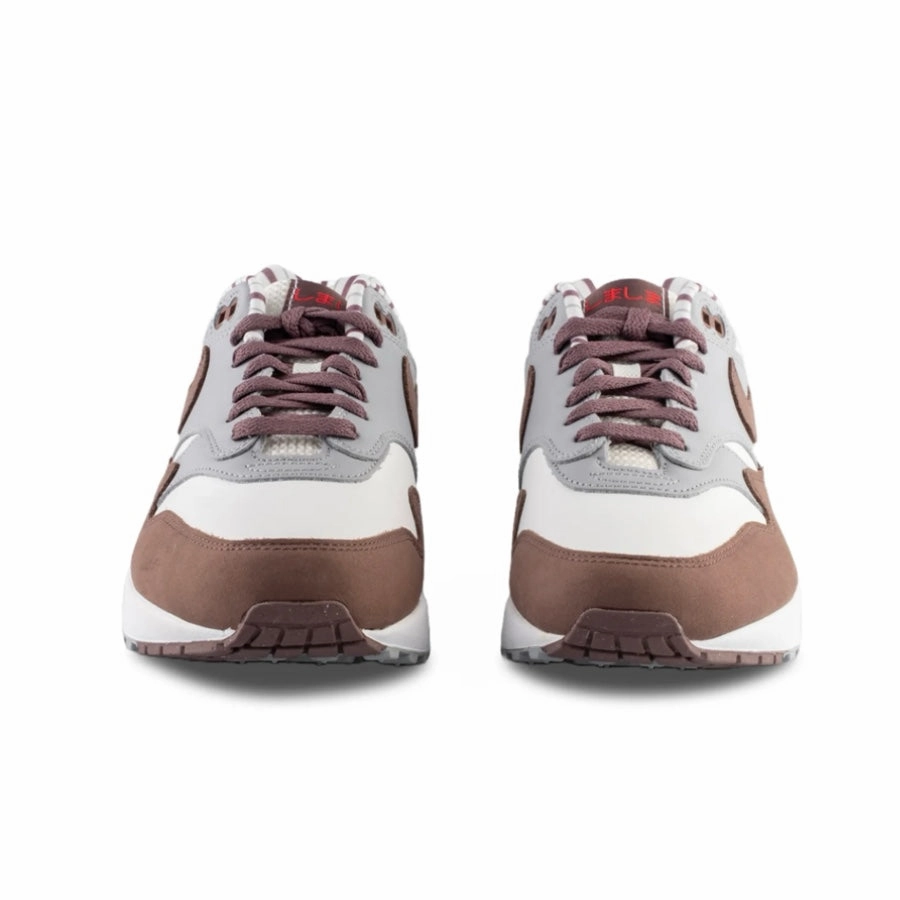 Nike Air MAx 1 Premium Shima Shima Summit White Plum Eclipse Wolf Grey White Siren Red Modern Sneakers
