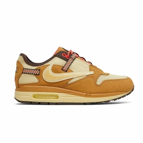 Nike Air Max 1 Travis Scott Cactus Jack Wheat Lemon Drop Nike training shoes with flexible soles