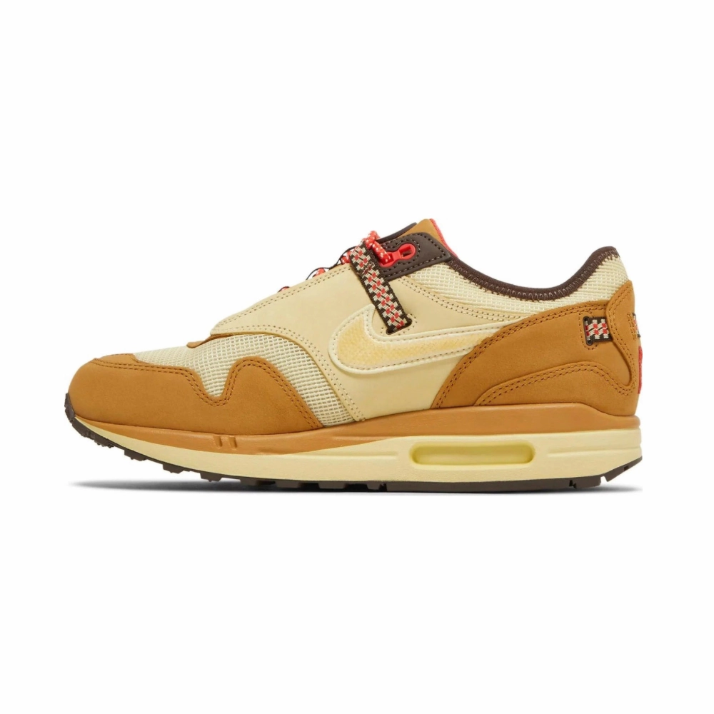 Nike Air Max 1 Travis Scott Cactus Jack Wheat Lemon Drop Modern Sneakers