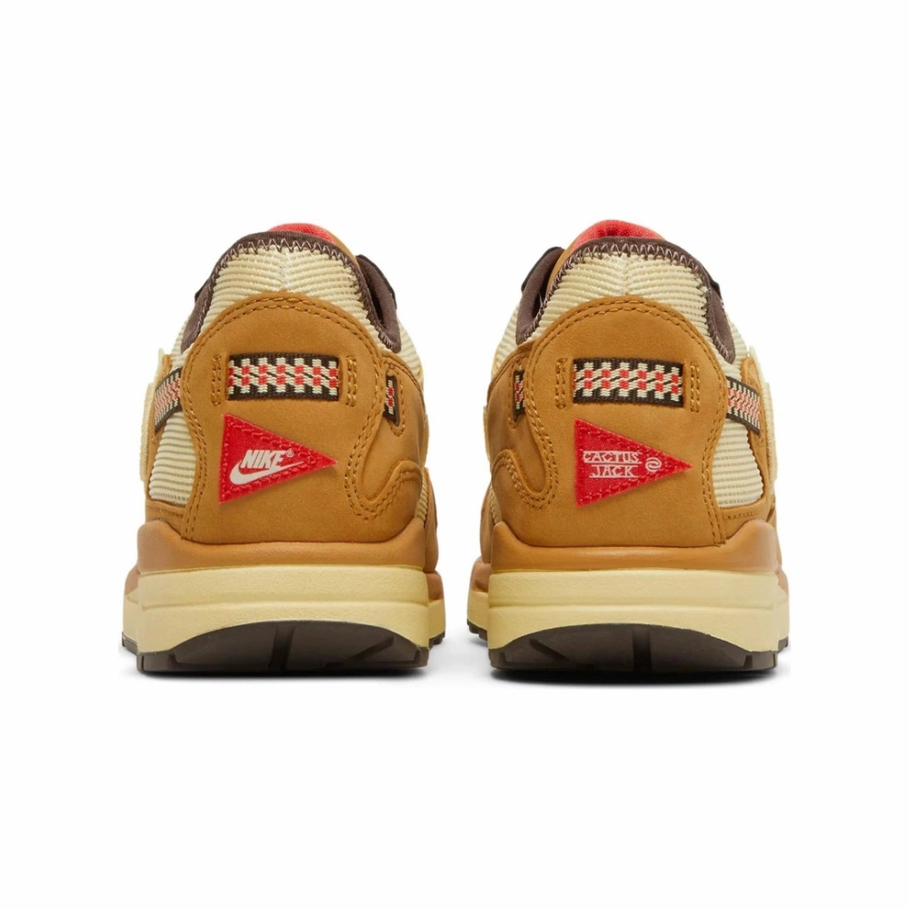 Nike Air Max 1 Travis Scott Cactus Jack Wheat Lemon Drop Modern Sneakers